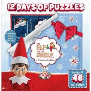 Elf on the Shelf Advent Calendar Jigsaw Puzzles 12 Days MasterPieces Brand New